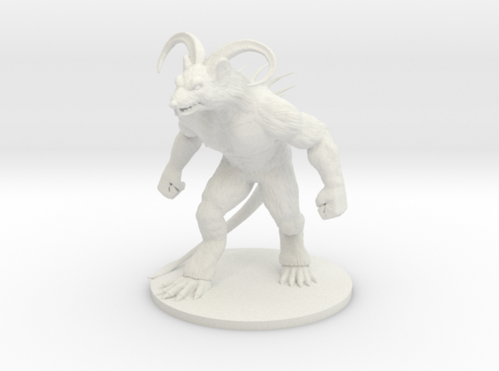 Rat Devil 3d printed