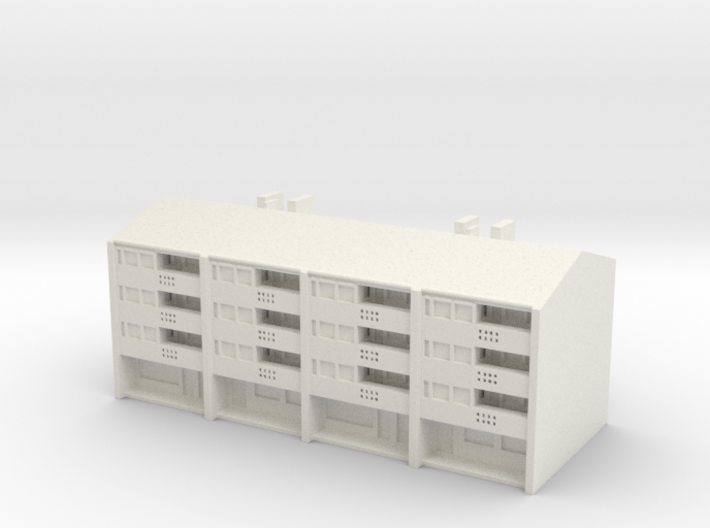 Residential Building 04 1/200 3d printed