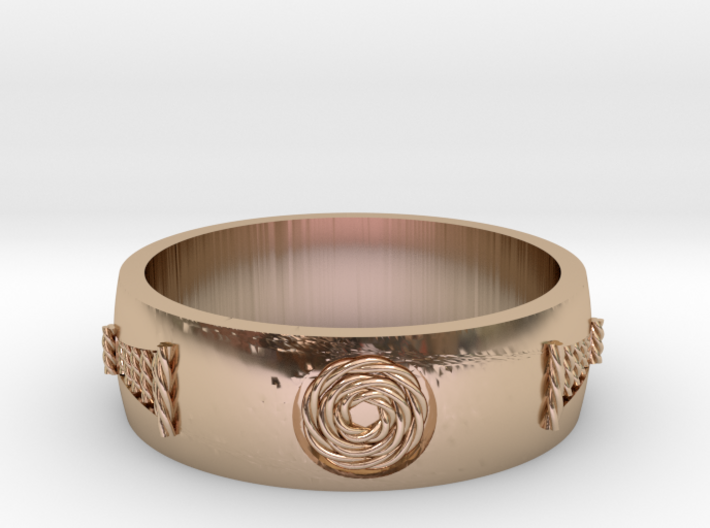 Ornamental Ring for her 3d printed