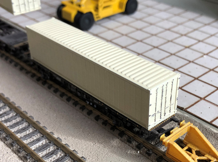N Scale 40' Refrigerated Container 3d printed