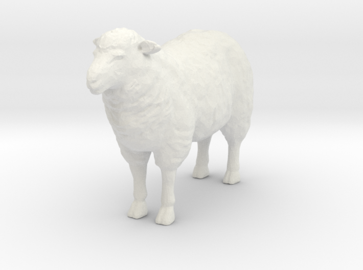 O Scale Sheep 3d printed This is a render not a picture