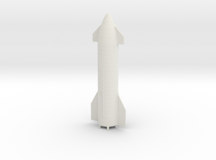 SpaceX Starship SN8 3d printed