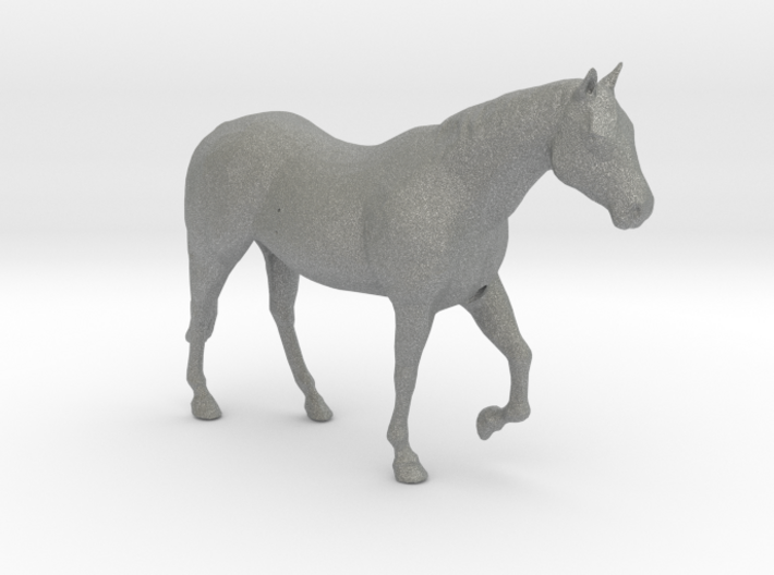 HO Scale Walking Horse 3d printed This is a render not a picture