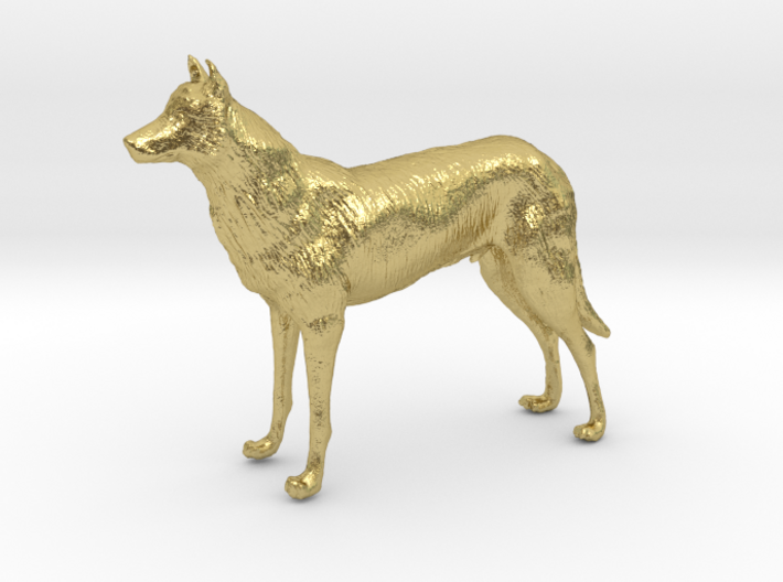 Wolf - High Detail Sculpture 3d printed