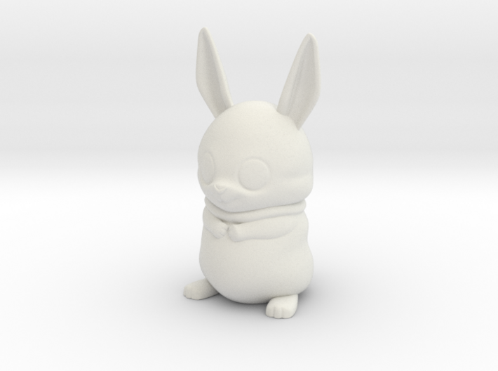 bowie the bunny 3d printed