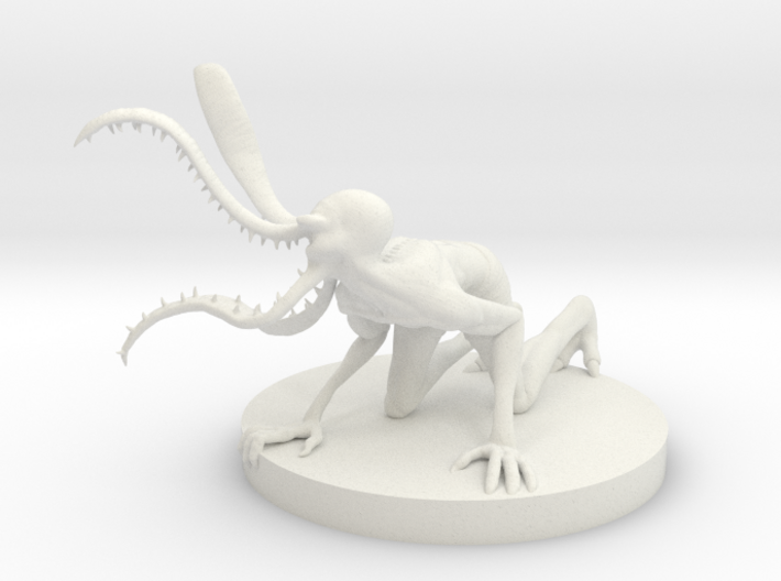 Vampiric Mindflayer on all fours 3d printed 