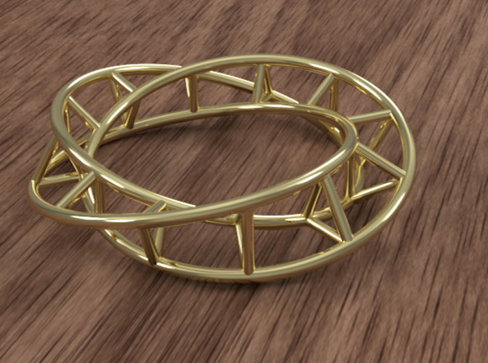 Mesh Bracelet 3d printed 