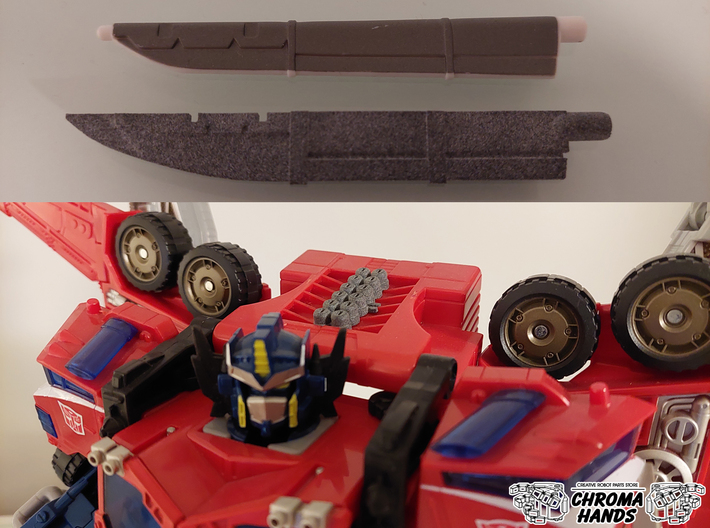 Galaxy Force Optimus Prime Sonic Mode Augment Kit 3d printed