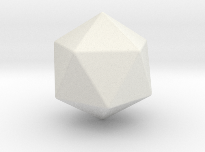 Blank D20 3d printed