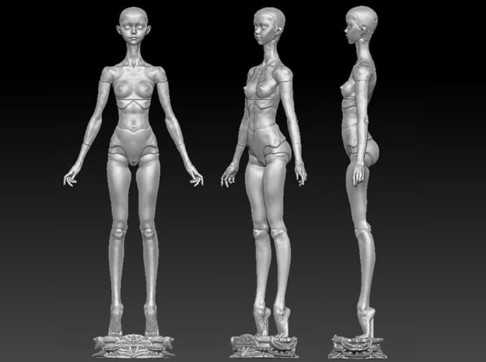 girl-manikin-feet - FOR ALL GIRL BODIES after 2019 3d printed Manikin feet- only includes the feet , can be assembled in to a full natural girl manikin