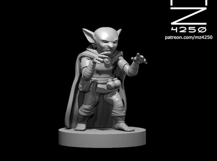 Goblin Wizard 3d printed