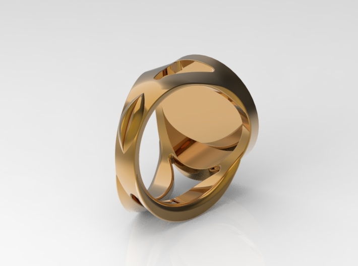 Fragile love Ring 3d printed 