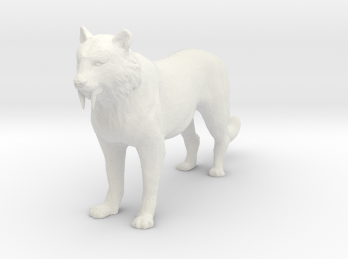 S Scale Saber Tooth Tiger 3d printed This is a render not a picture