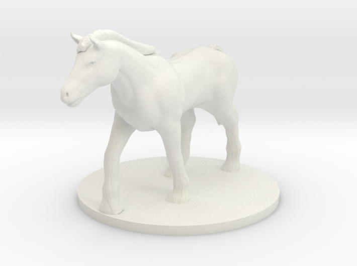 Draft Horse Updated 3d printed 