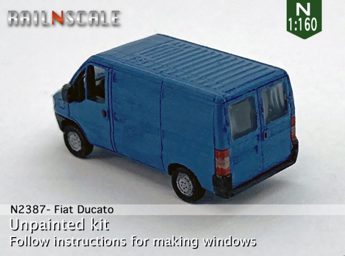 Fiat Ducato (N 1:160) 3d printed 