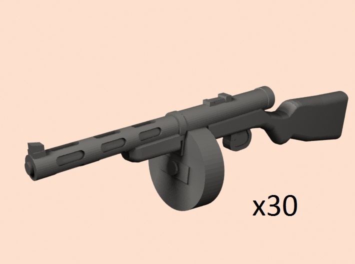 1/35 DDP-40 submachine gun 3d printed