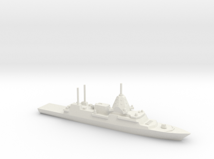 Hunter-class frigate, 1/1800 3d printed