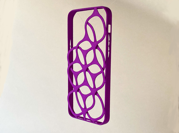 “Psyche -2” case for iPhone 12-12pro 3d printed Versatile Plastic / Purple