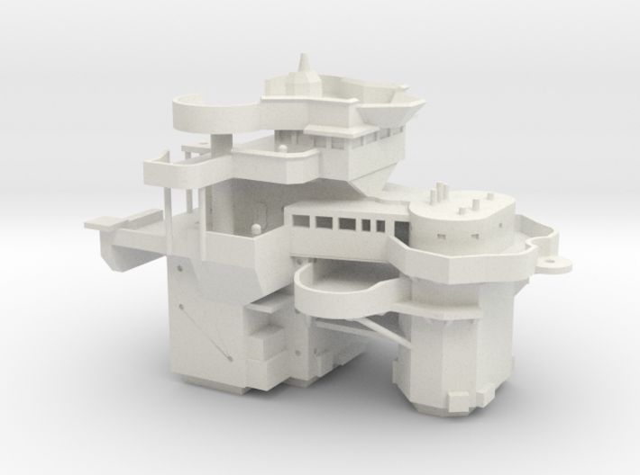 1/350 USS West Virginia (1941) Superstructure 3d printed