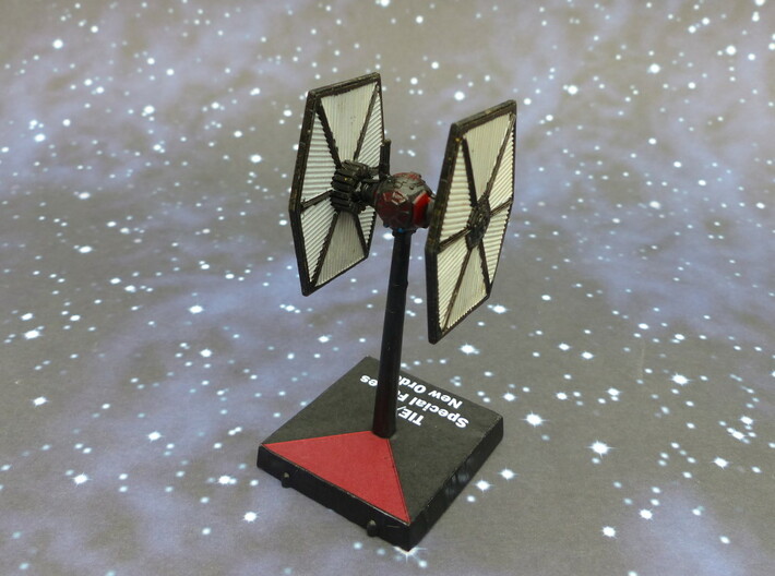 TIE Fighter Special Forces 1/270 3d printed w/o Base