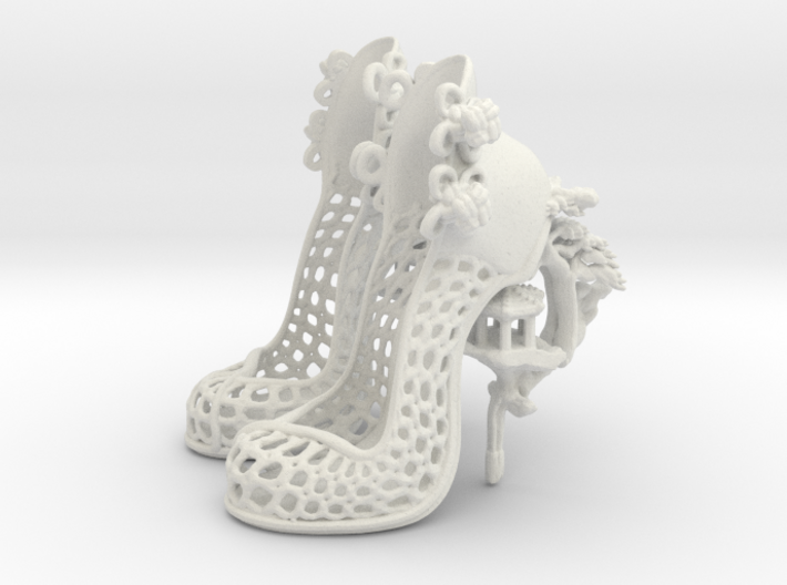 girl-chinese style shoe 3d printed