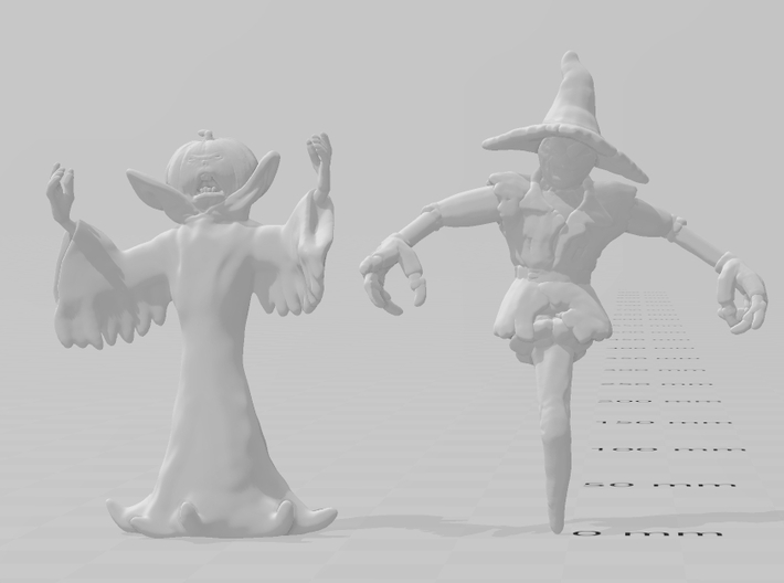Evil Scarecrow miniature model fantasy games dnd 3d printed 