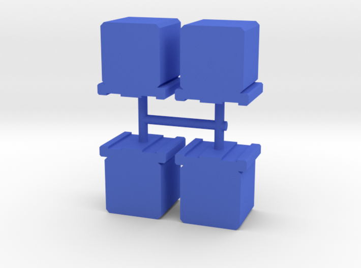 meeple crate token, 4-set 3d printed