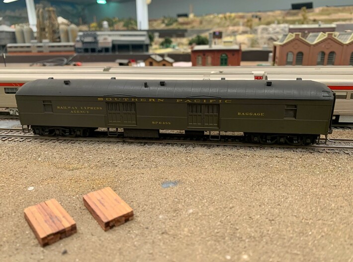 Southern Pacific 70-B-7 Baggage Floor and Ends 3d printed 