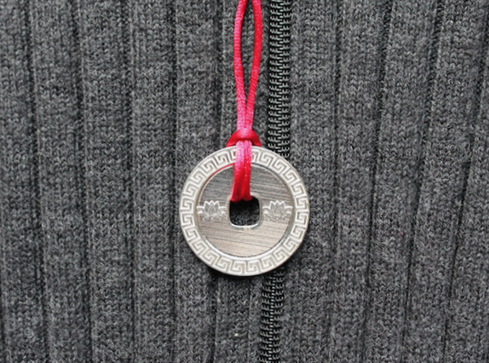 Coin Pendant 3d printed 