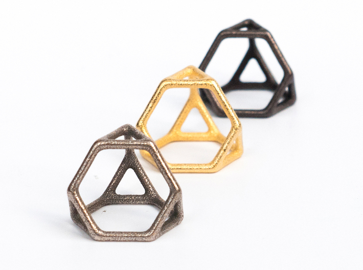 Polyhedral Jewelry: Truncated Tetrahedron 3d printed 