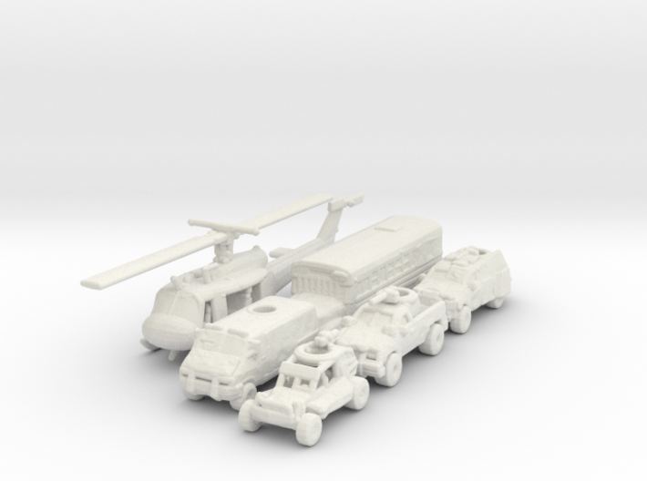 Terminator - Resistance Vehicles 1/200 3d printed