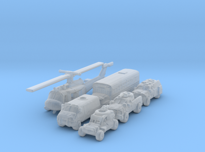 Terminator - Resistance Vehicles 1/300 3d printed 