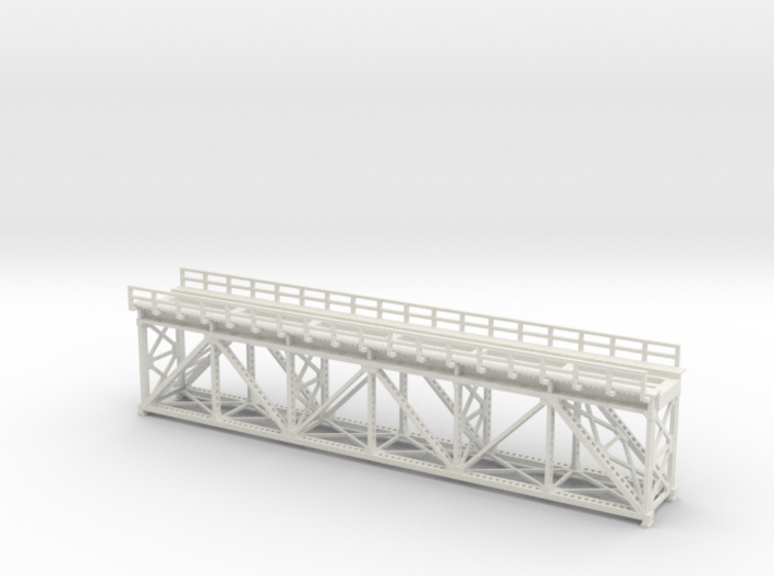 Deschutes River Truss Bridge Z scale 3d printed