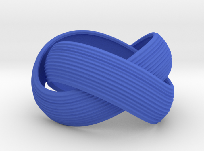 Double Swing Grooved Ring 3d printed