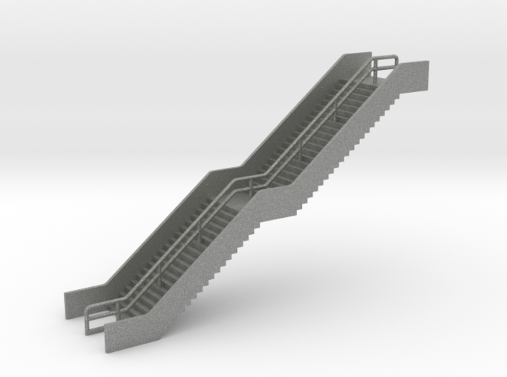N Scale Station Stairs H50mm 3d printed