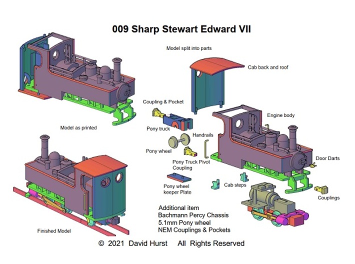 009 Sharp Stewart Edward VII 3d printed 