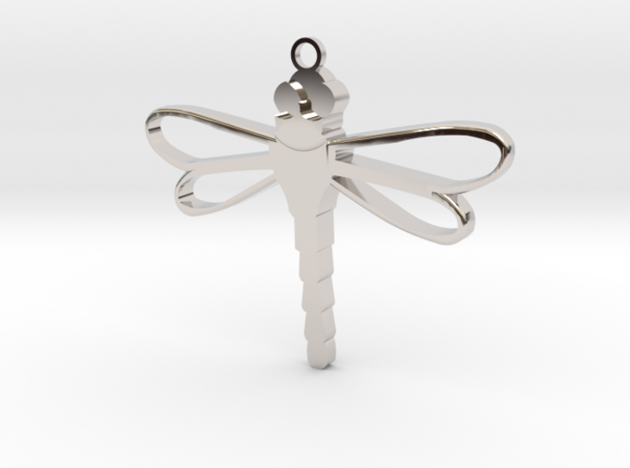 Dragonfly Pendant 3d printed