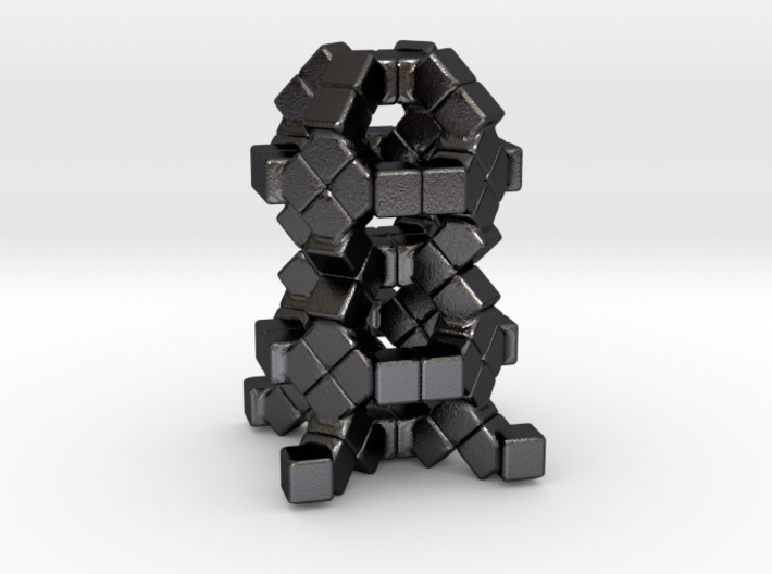 Tetra Tower chain pendant 3d printed