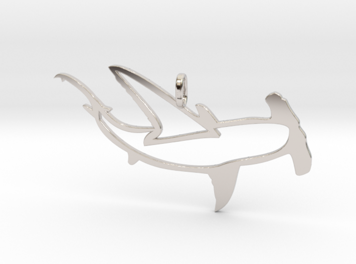 shark hammer pendant 3d printed