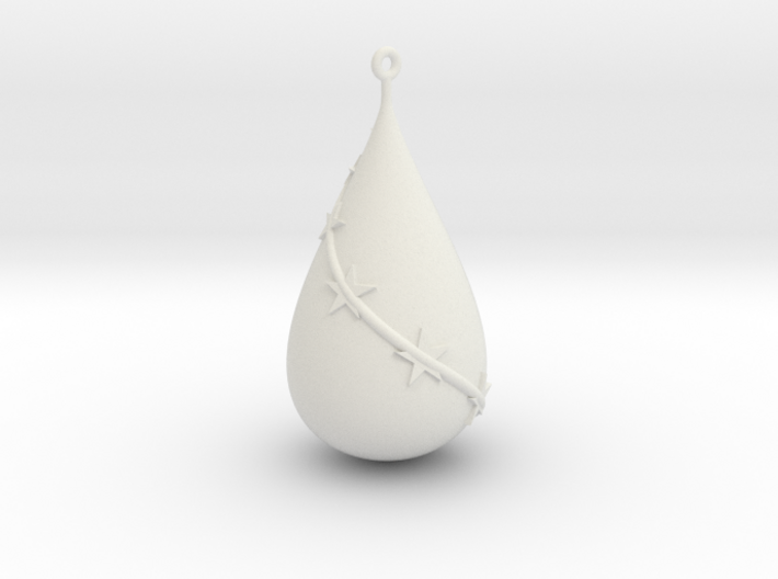 Water Drop - Christmas Ornament 3d printed 