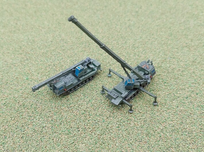 Russian KGS 25 Crane on MT-T Tractor 1/285 3d printed