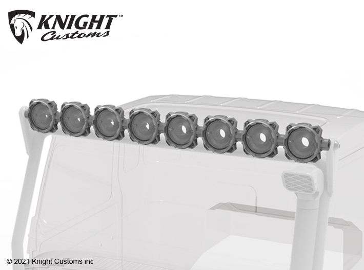 KCVP1027 Phoenix light bar  3d printed Show with option light lens (sold separately)