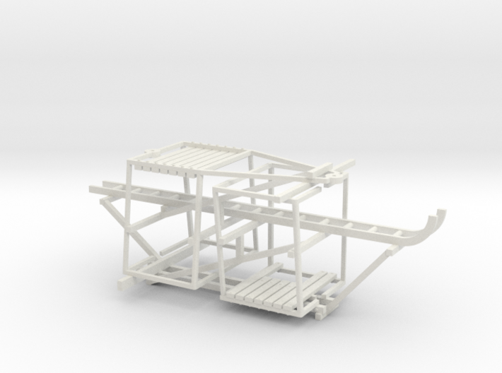 VR Pin Arch Gantry Platforms (B&amp;C&amp;L) 1:87 Scale 3d printed