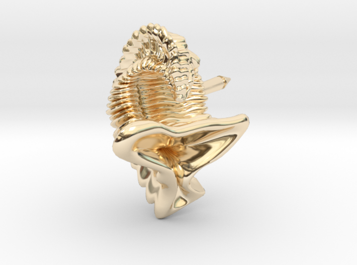 Dailyatia Lapel Pin - Science Jewelry 3d printed