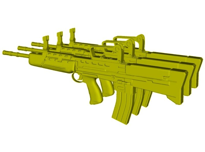 1/10 scale BAE Systems L-85A2 rifles x 3 3d printed