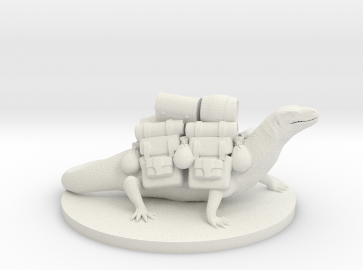 Giant Pack Lizard 3d printed 