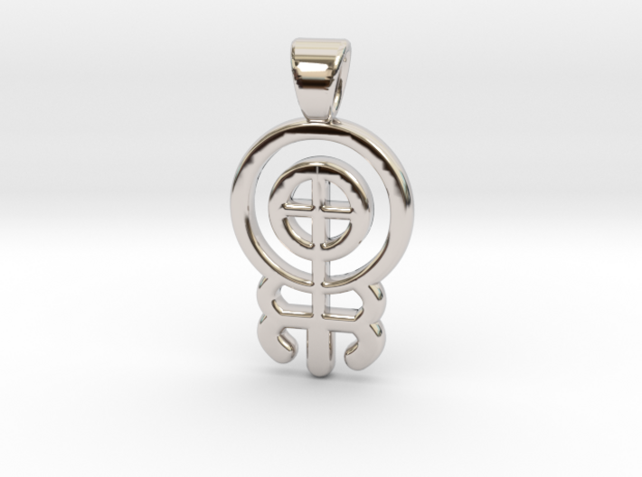 Symbolic 05 [pendant] 3d printed