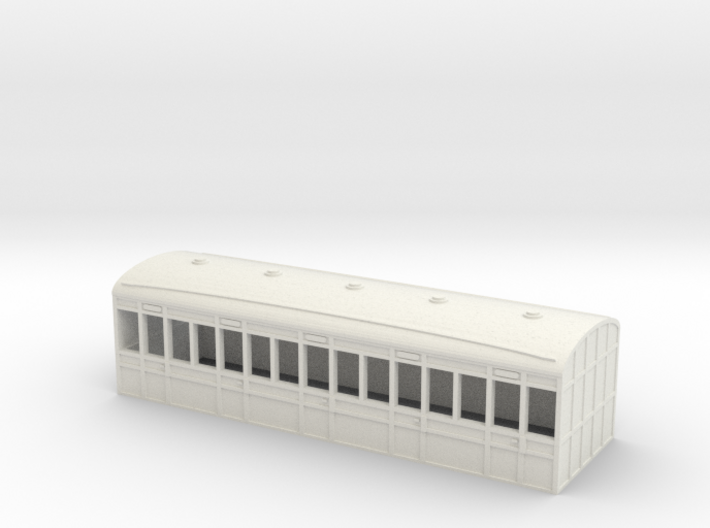 HO/OO Old Coach 1st Class Shell 3d printed