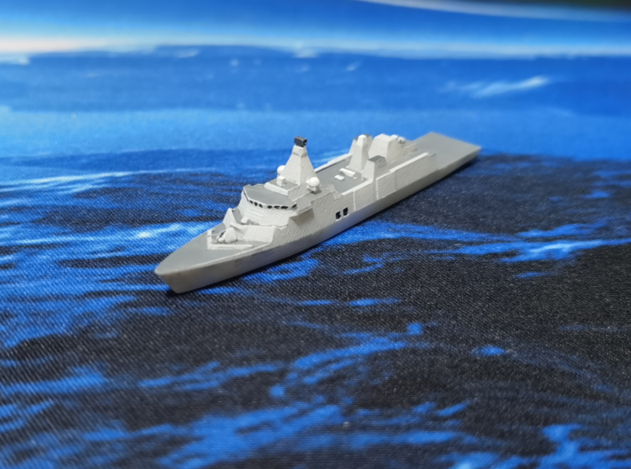 Type 31 Frigate (2020 Impression), 1/1800 3d printed Painted Prototype