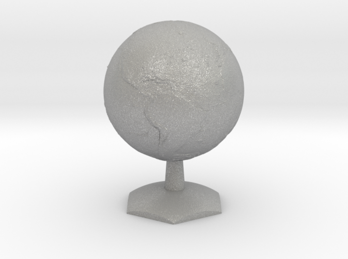 Earth on Hex Stand 3d printed
